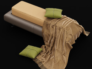 bed bench 6 3D 모델