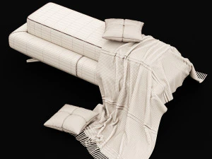 bed bench 6 3D Model