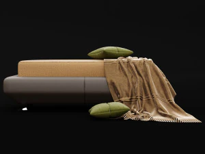 bed bench 6 3D Model