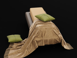 bed bench 6 Modelo 3D