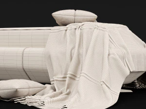 bed bench 6 3D Model