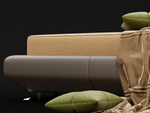 bed bench 6 3D Model