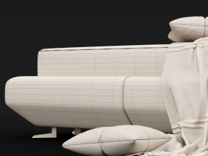 bed bench 6 Modelo 3D