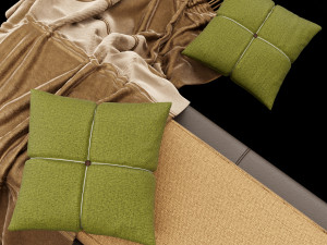bed bench 6 Modelo 3D