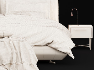 modern bed 13 Modello 3D