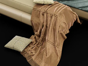 сучасне ліжко 13 3D Модель