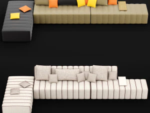 modułowa sofa Model 3D