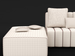 sofa modular 3D Модель