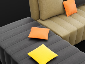 sofa modular 3D Модель