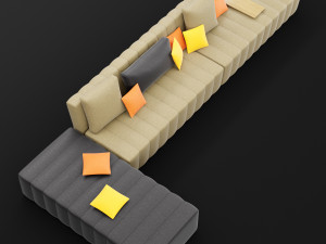 sofa modular 3D Модель