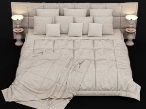 modern bed 14 Modelo 3D