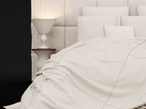 modern bed 14 Modelo 3D