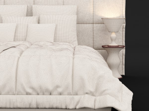 modern bed 14 Modelo 3D
