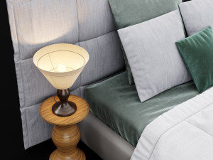 modern bed 14 Modelo 3D