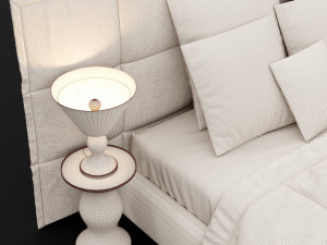 modern bed 14 Modelo 3D