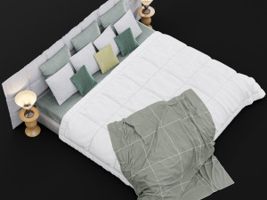modern bed 14 Modelo 3D