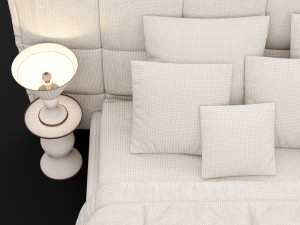 modern bed 14 Modelo 3D