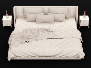 modern bed 16 3D Model