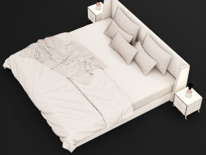 modern bed 16 3D Model