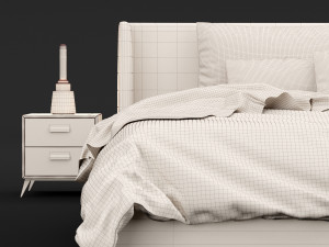 modern bed 16 3D Model