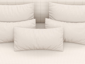 modern bed 16 3D Model