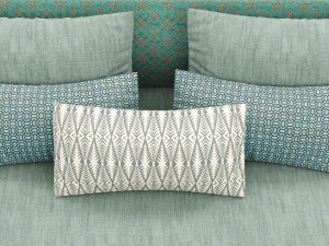 современная кровать 16 3D Модель