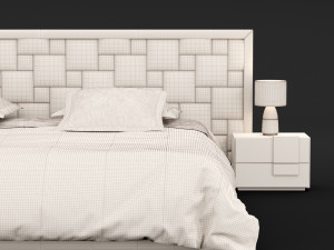 modern bed 16 Modello 3D