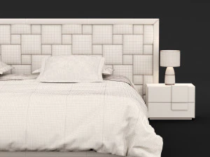 modern bed 16 3D Model