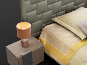 modern bed 16 3D Model