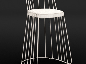 bar chair 3 Model 3D