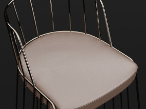 bar chair 3 Model 3D