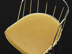 bar chair 3 Model 3D