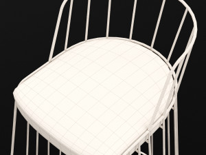 bar chair 3 Model 3D