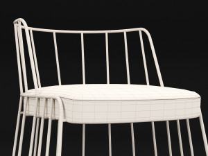 bar chair 3 Model 3D