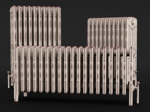 cast iron radiator set 3D Modell