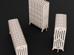 cast iron radiator set 3D Modell