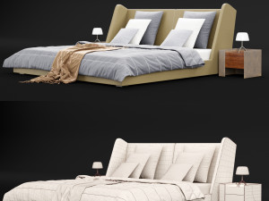 modern bed 17 3D Модель