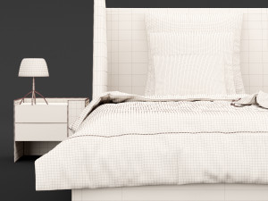 modern bed 17 3D Модель