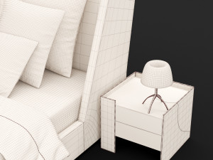 modern bed 17 3D Модель