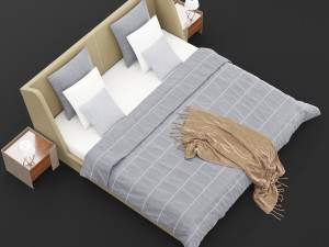 modern bed 17 3D Модель