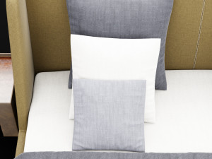 modern bed 17 3D Модель