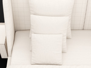 modern bed 17 3D Модель