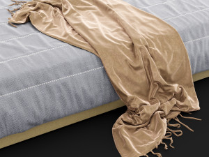 modern bed 17 3D Модель
