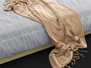 modern bed 17 3D Model