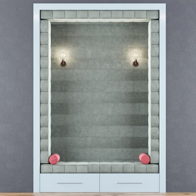 hall furniture 3 3Dモデル .c4d .max .obj .3ds .fbx .stl .blend 