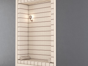 hall furniture 3 3Dモデル