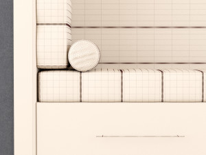 hall furniture 3 3Dモデル