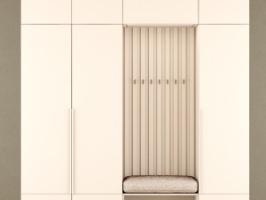 hall furniture 4 3Dモデル