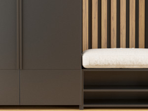 hall furniture 4 3Dモデル