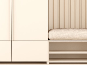 hall furniture 4 3Dモデル